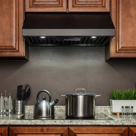 akdy under cabinet black stainless steel push range hood|akdy range hoods.